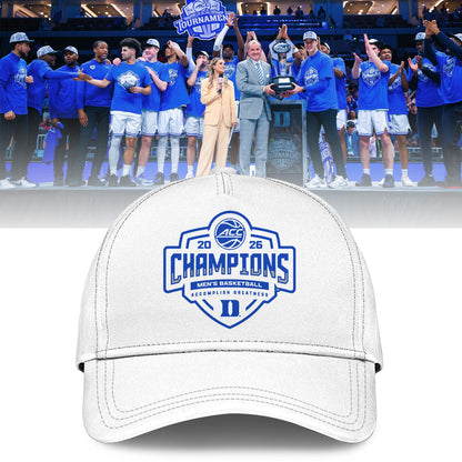 Duke Blue Devils Unisex 2026 ACC Men's Basketball Tournament Champions Locker Room Special Hoodie
