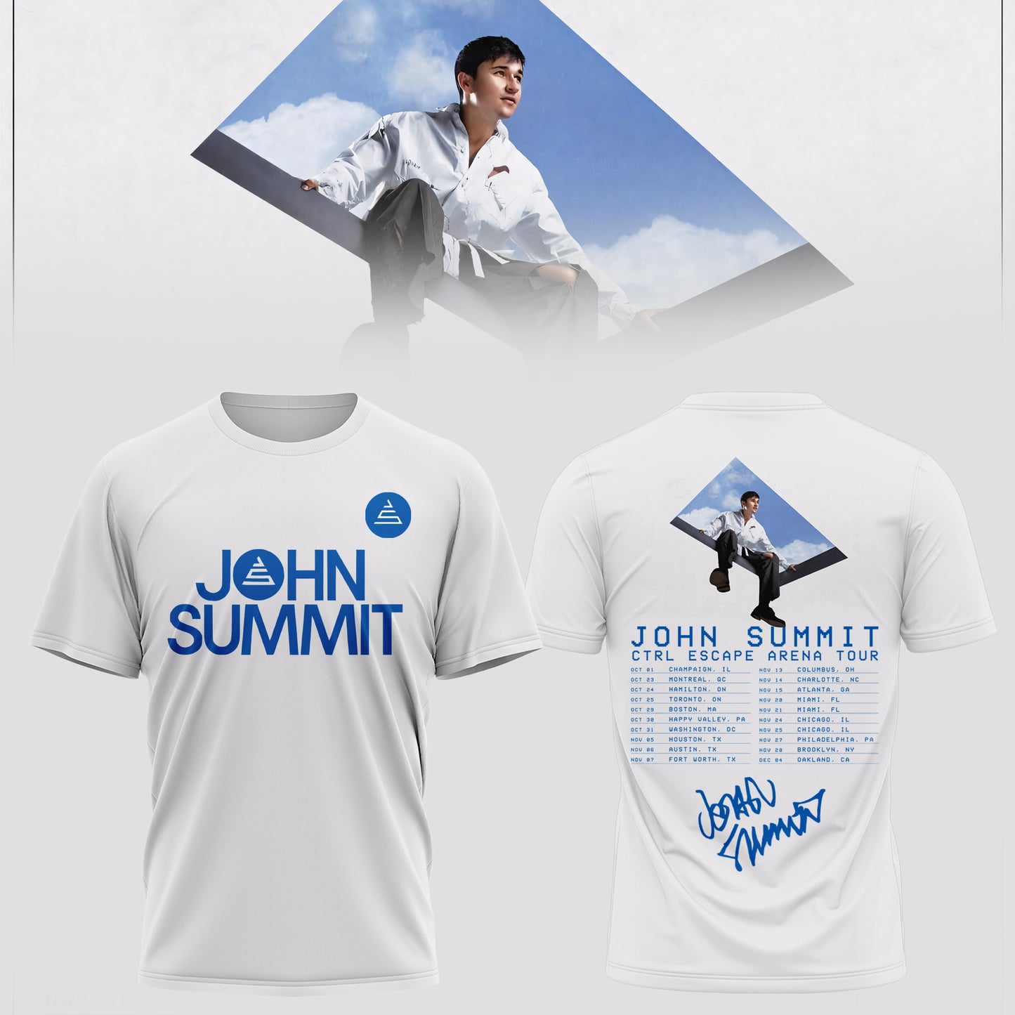 White Arena Line Tee Edition
