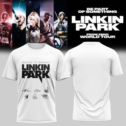 Linkin Park From Zero World Tour 2026 Signed TShirt
