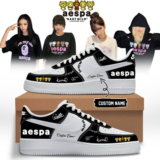 aespa x BAPE signed Shoes 22