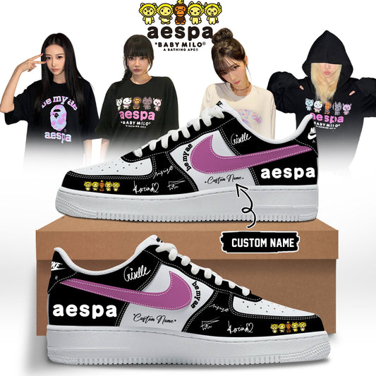 aespa x BAPE signed Shoes 25