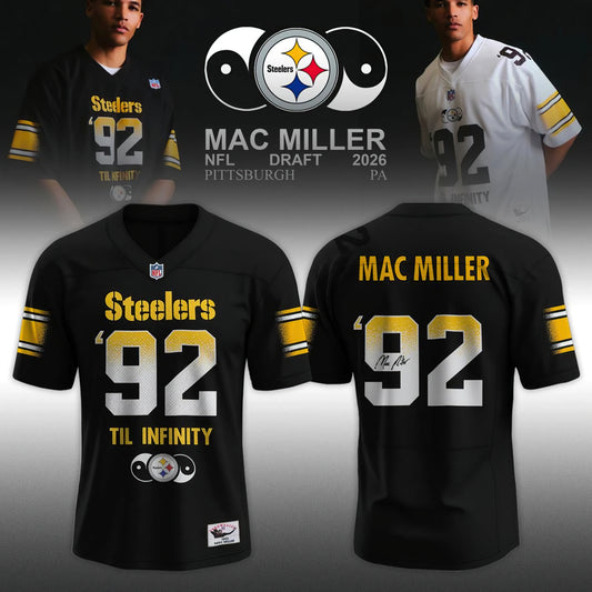 Pittsburgh Steelers x Mac Miller 2026 Special Edition Football Jersey