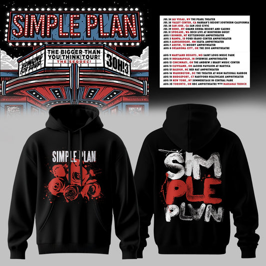 The Bigger Than You Think Tour Premium 3D Hoodie – Circle SP Logo Style