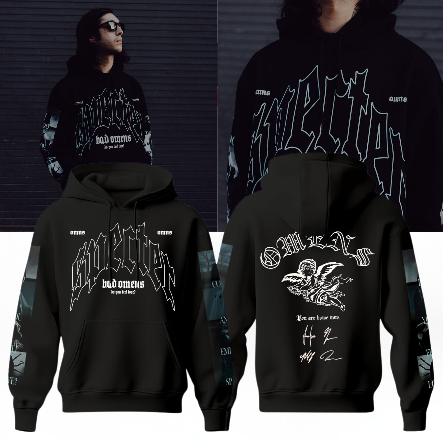 .Bad Omens Do You Feel Love Tour Hoodie