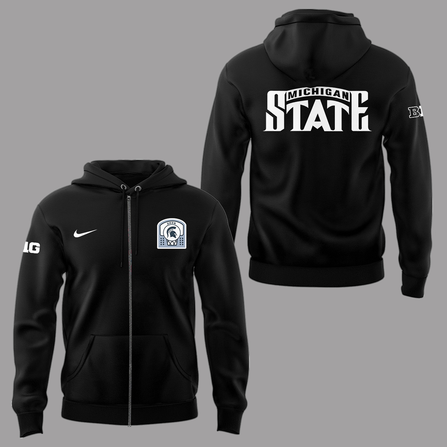 Limited Edition MSU_Basketball Zip Hoodie