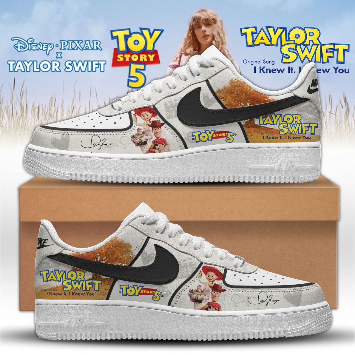 The Taylor Swift X Toy Story 5 New Song Limited Edition Sneakers
