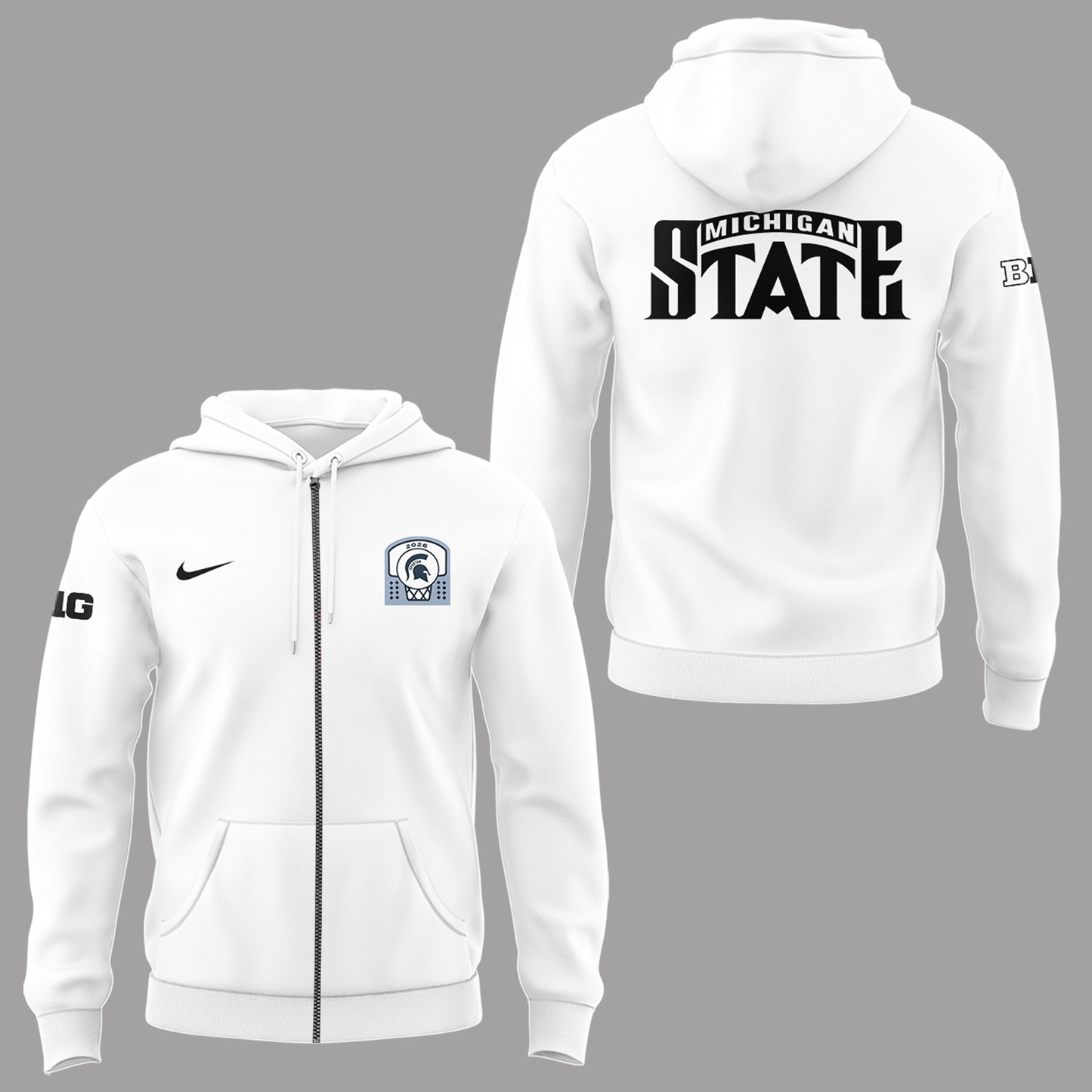 Limited Edition MSU_Basketball Zip Hoodie