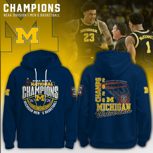 Basketball x Michigan Champions 2026 Limited Edition Hoodie