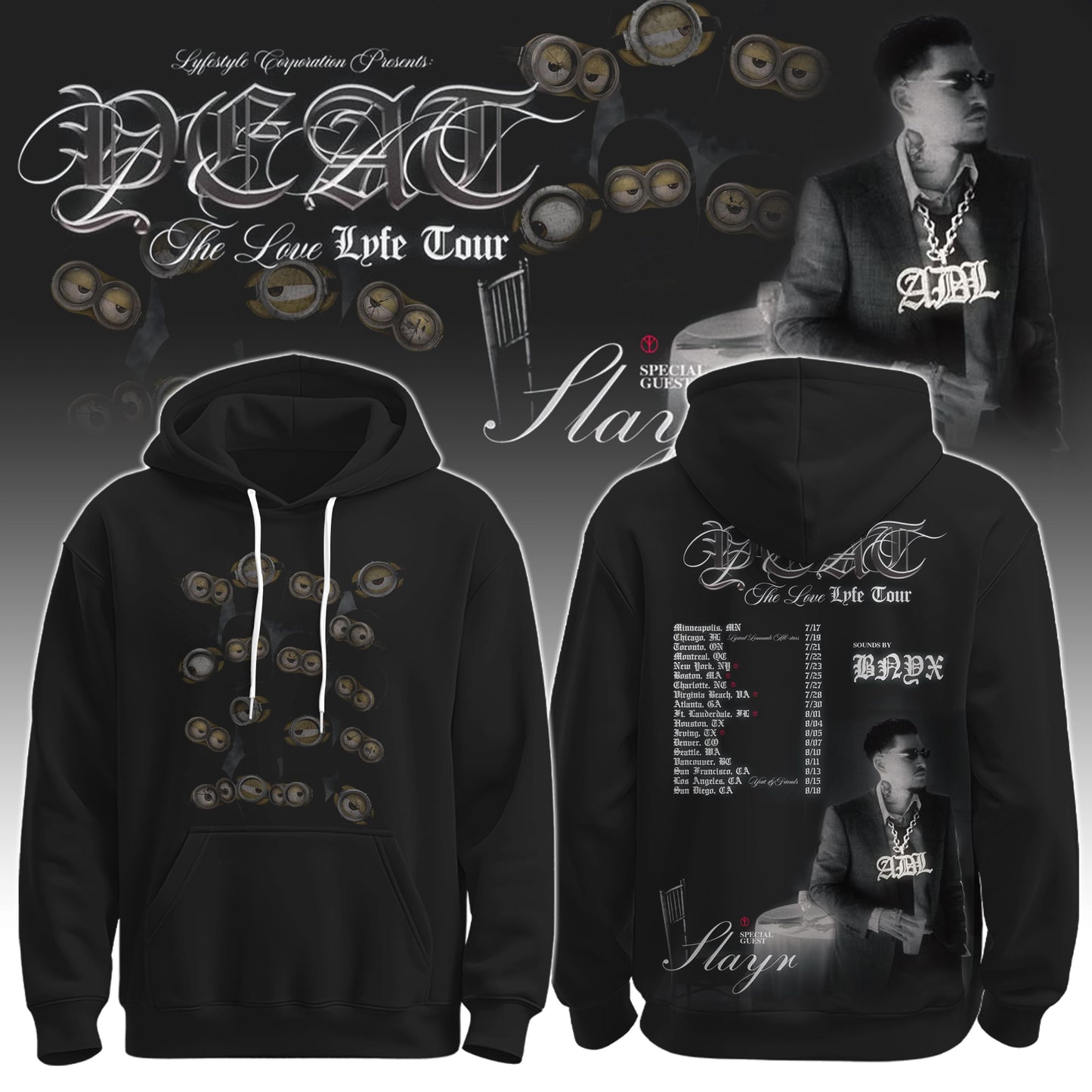 The Collaboration Yeat X Minions Limited Edition Hoodie V2