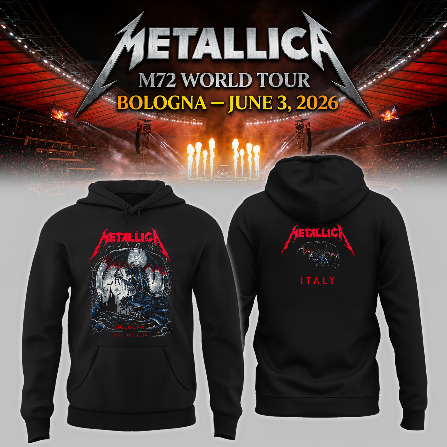 MTLC #M72Bologna, Italy Hoodie