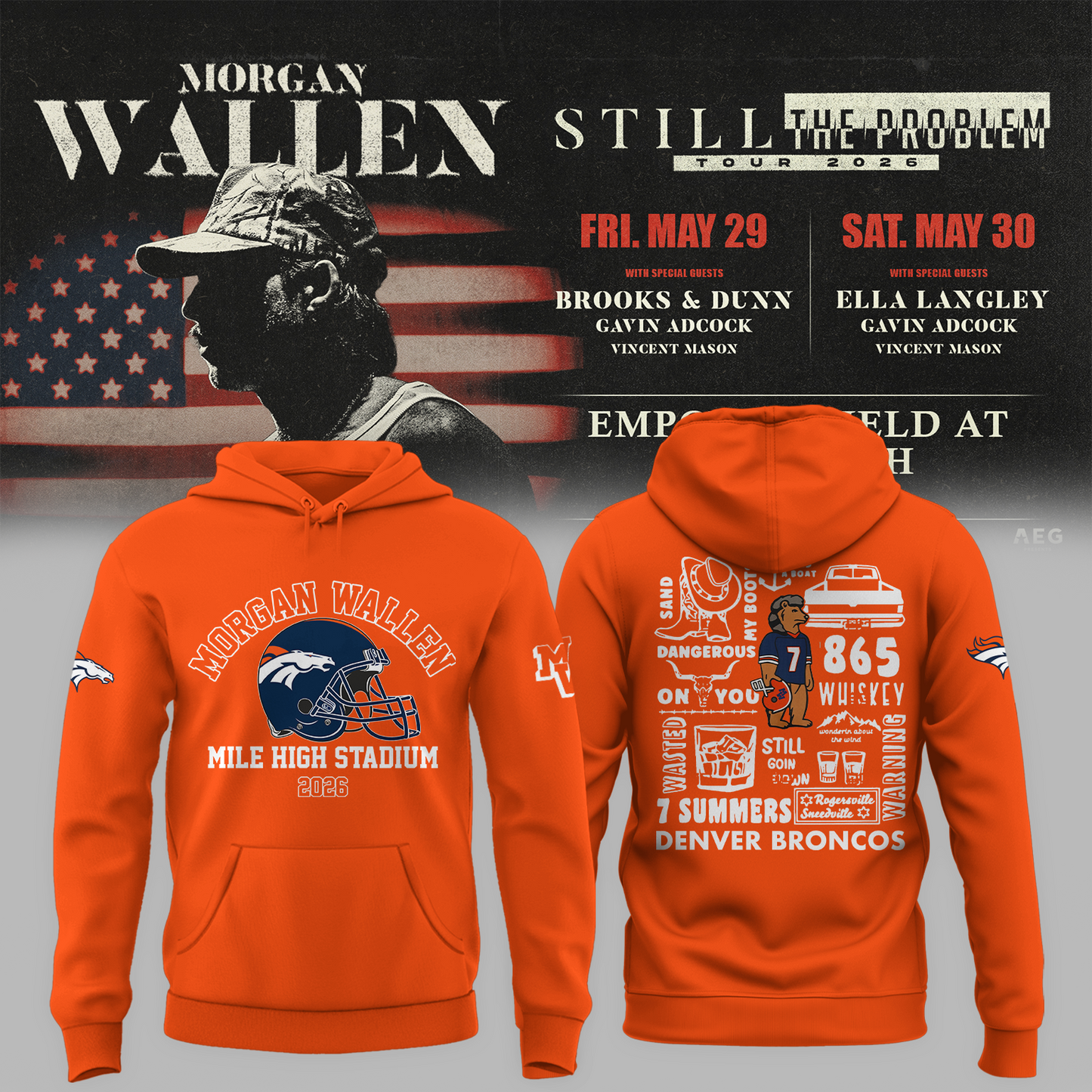 Limited Edition MWallen x DenverBs Hoodie 2026