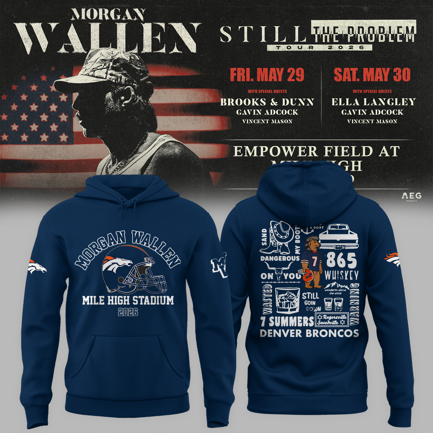 Limited Edition MWallen x DenverBs Hoodie 2026