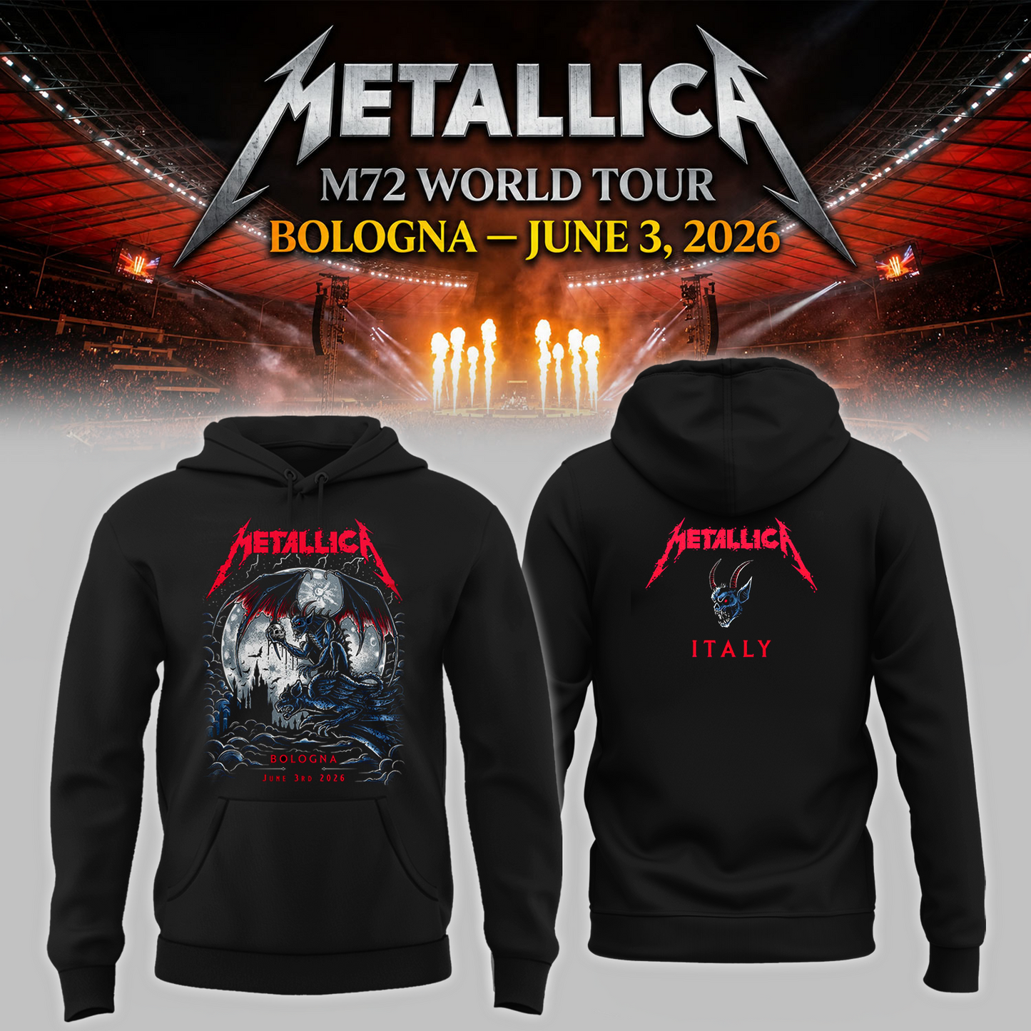 MTLC #M72Bologna, Italy Hoodie