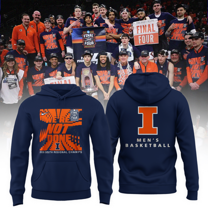 Illinois Fighting Illini 2026 Men's Basketball Tournament March Madness Final Four Hoodie