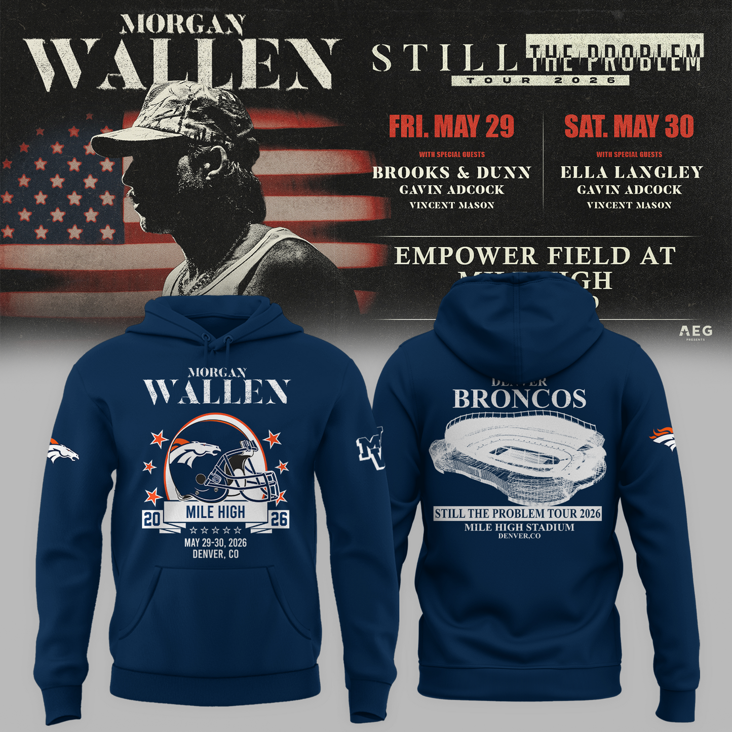 Limited Edition MWallen x DenverBs Hoodie 2026