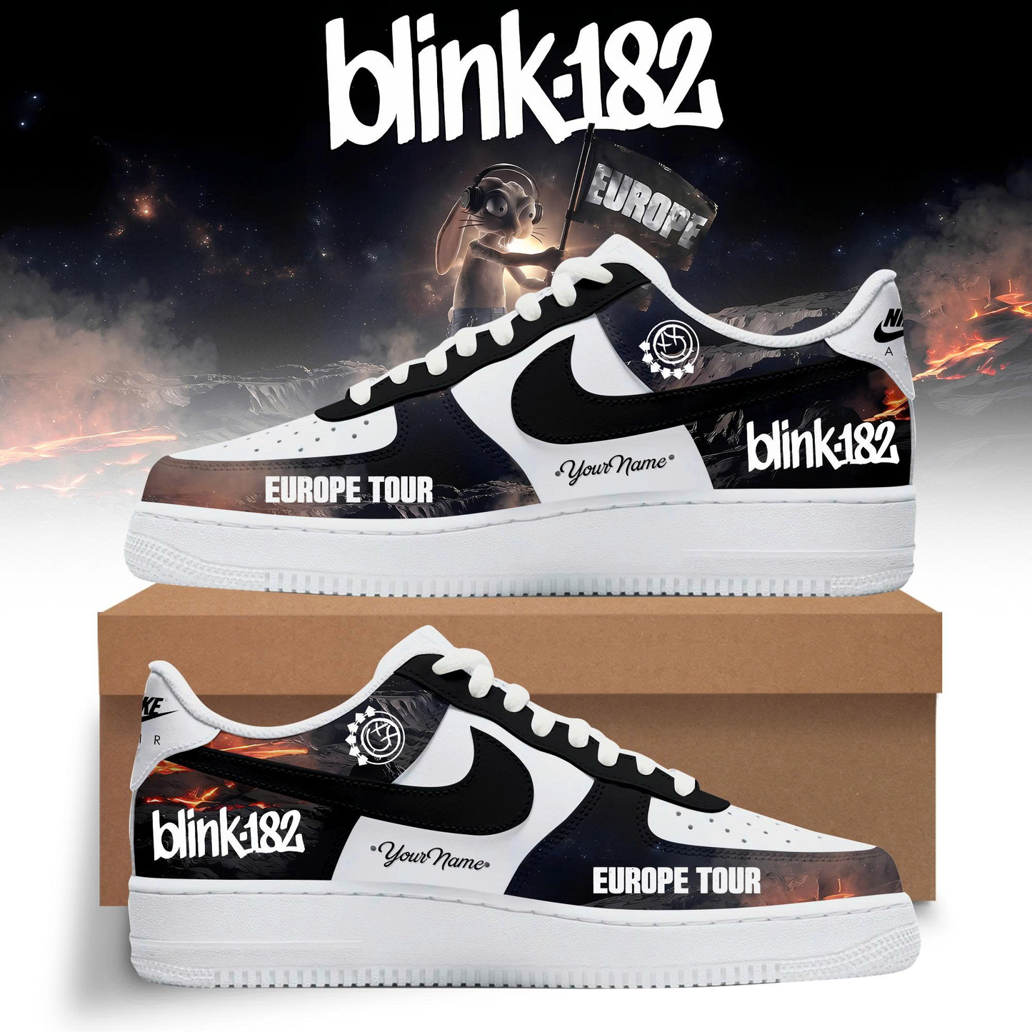 .Blink 182 – Europe Tour Sneaker Edition