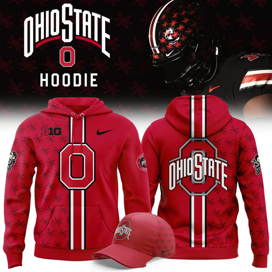 Premium Ohio State Buckeyes Red Hoodie 2026 Season