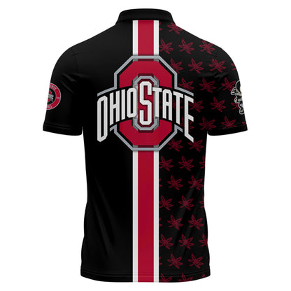 Premium Ohio State Buckeyes Black Polo 2026 Season