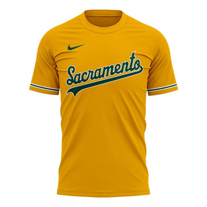 Men's Athletics Nike Gold Sacramento Tshirt