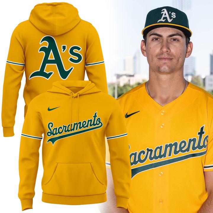Men's Athletics Nike Gold Sacramento Hoodie