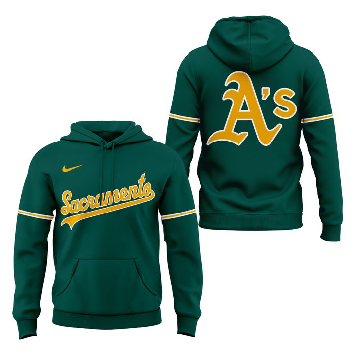 Men's Athletics Nike Green Sacramento Hoodie