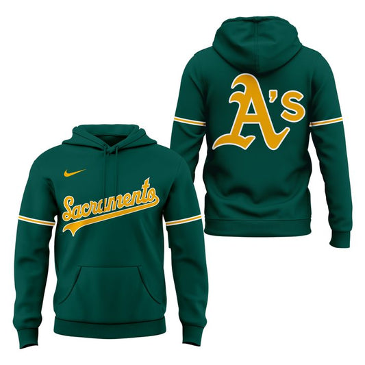 Men's Athletics Nike Green Sacramento Hoodie