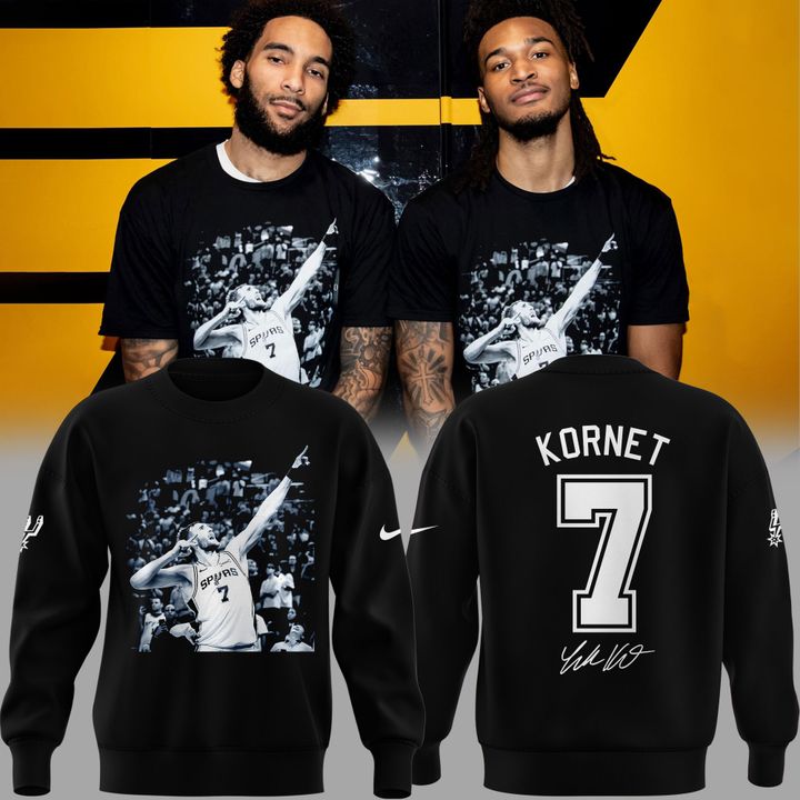 Limited edition sweatshirt "Luke Kornet" San Antonio Spurs 2025.
