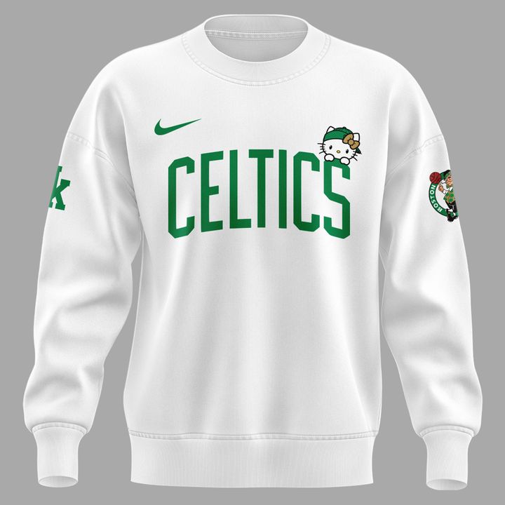 01.Boston Celtics x Hello Kitty Night 2026 Special Edition Sweatshirt