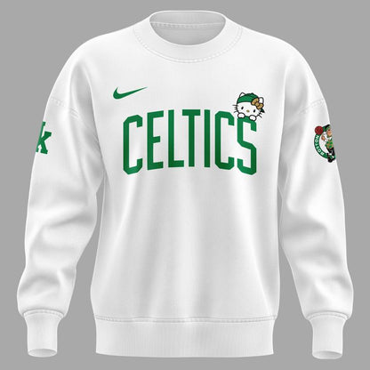 01.Boston Celtics x Hello Kitty Night 2026 Special Edition Sweatshirt