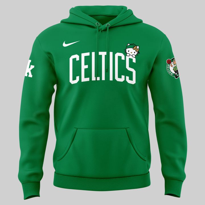 01.Boston Celtics x Hello Kitty Night 2026 Special Edition Hoodie