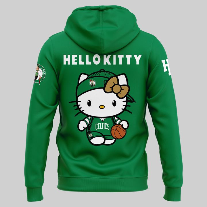01.Boston Celtics x Hello Kitty Night 2026 Special Edition Hoodie