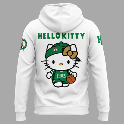 01.Boston Celtics x Hello Kitty Night 2026 Special Edition Hoodie