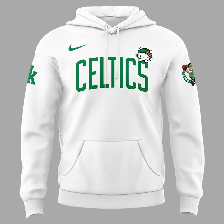 01.Boston Celtics x Hello Kitty Night 2026 Special Edition Hoodie