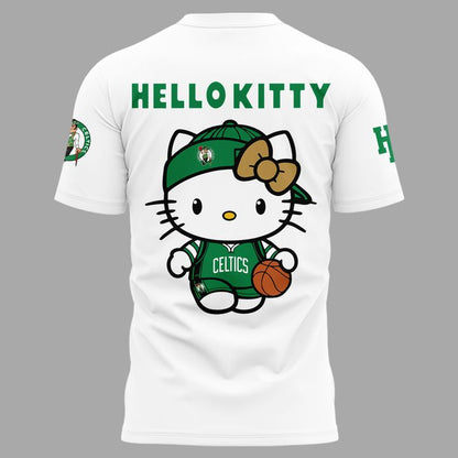01.Boston Celtics x Hello Kitty Night 2026 Special Edition T-Shirt
