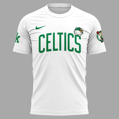 01.Boston Celtics x Hello Kitty Night 2026 Special Edition T-Shirt