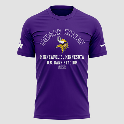 Minnesota Vikings 2026 Exclusive Morgan Wallen T-Shirt