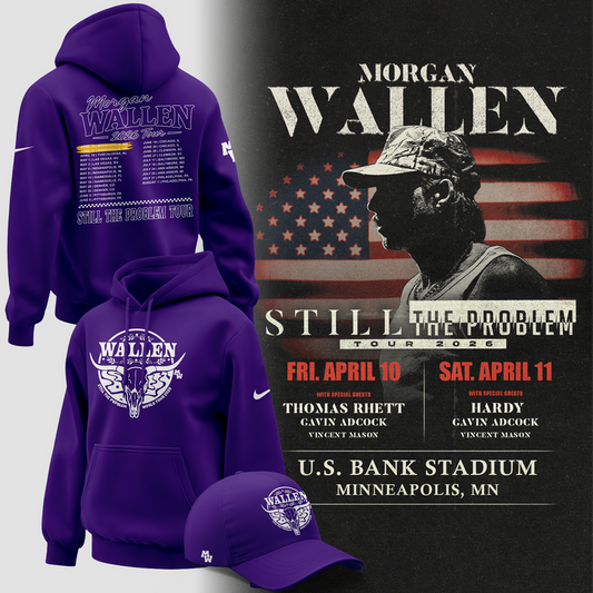 Minnesota Vikings 2026 Exclusive Morgan Wallen Hoodie