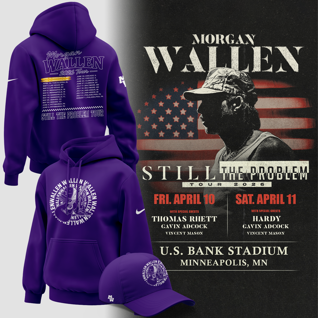 Minnesota Vikings 2026 Exclusive Morgan Wallen Hoodie