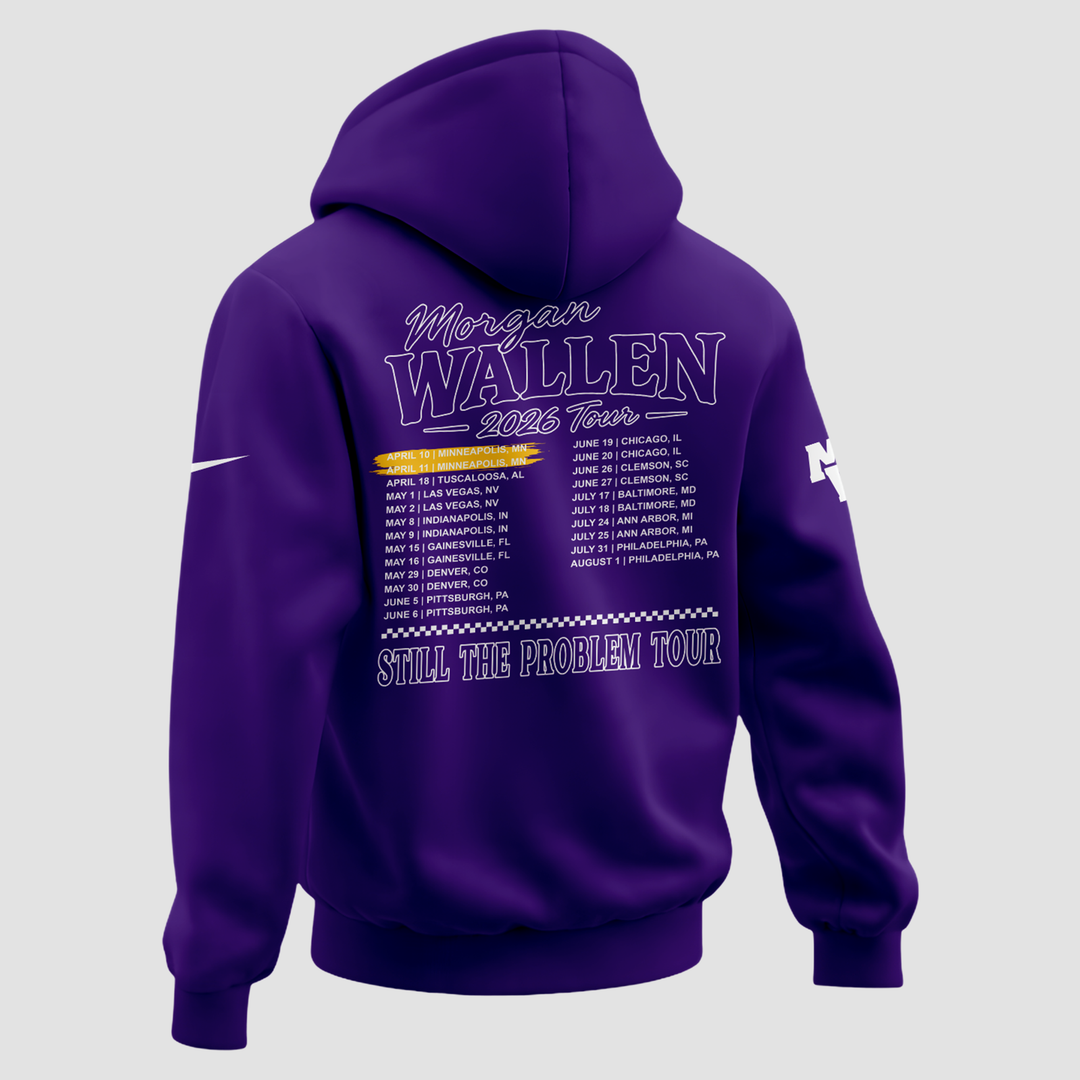 Minnesota Vikings 2026 Exclusive Morgan Wallen Hoodie