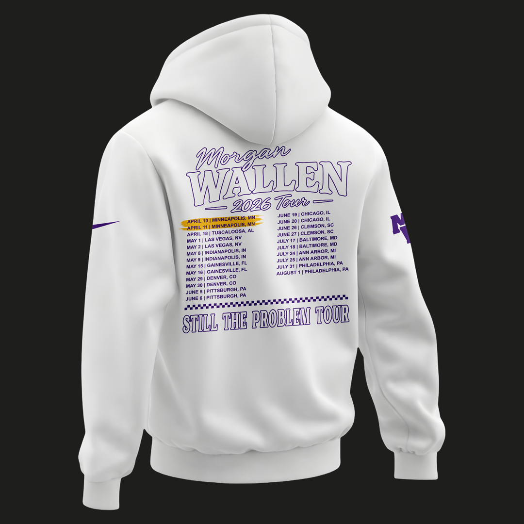 Minnesota Vikings 2026 Exclusive Morgan Wallen Hoodie
