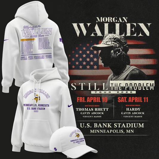 Minnesota Vikings 2026 Exclusive Morgan Wallen Hoodie