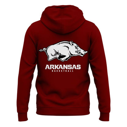 1. Arkansas Razorbacks Men's Basketball 2026 SEC Tournament Champions Locker Room Hoodie