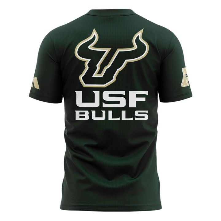 Unisex Blue 84 Green South Florida Bulls 2026 American Conference Men's Basketball Tournament Champions T-Shirt V2