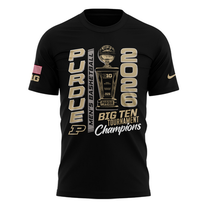 04.Purdue Men's Basketball 2026 Big Ten Tournament Champions T Shirt