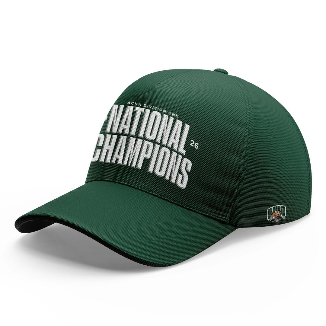 Limited Edition Ohio Bobcat ACHA National Champions 2026🏆TShirt