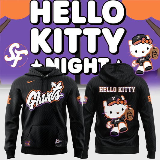 Limited Edition San Francisco Giants New City Edition Uniform x Hello Kitty Hoodie