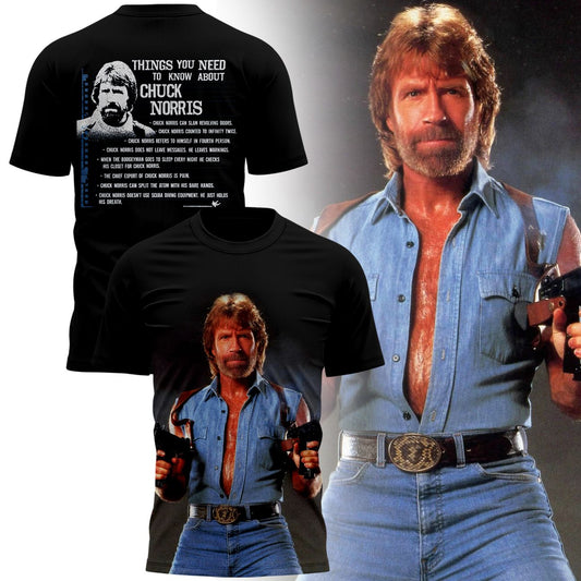Chuck Norris - The man who cannot be defeated tee