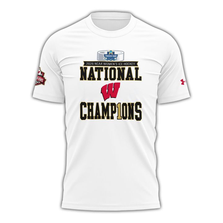 Back-to-Back Champions – Wisconsin Hockey T-Shirt