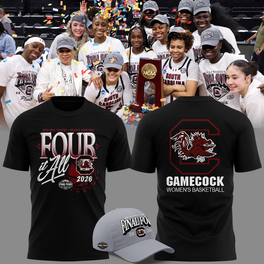 South Carolina Gamecocks 2026 Women's Basketball Tournament March Madness Final Four T-Shirt