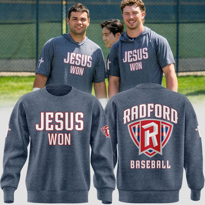 Limited Edition Radford Baseball Jesus Won SWEATSHIRT